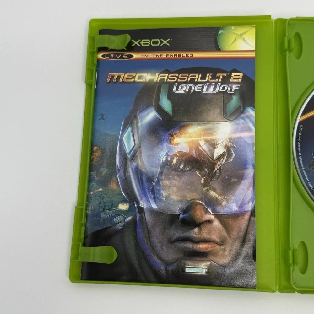 MechAssault 2: Lone Wolf - Limited Edition (Microsoft Xbox, 2004) CIB Working